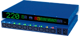 RPCM 1502 (16А) - модуль удаленного управления питанием. Вводы 2х16А с АВР, 10 выводов по 10А.  :: Системы удаленного управления питанием (Smart PDU)